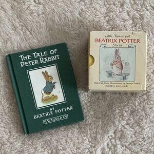 Little Treasury of Beatrix Potter Stories & hardcover “The Tale of Peter Rabbit”